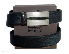 kožený pásek Ocean Black / délky 100 - 130 cm Baumruk