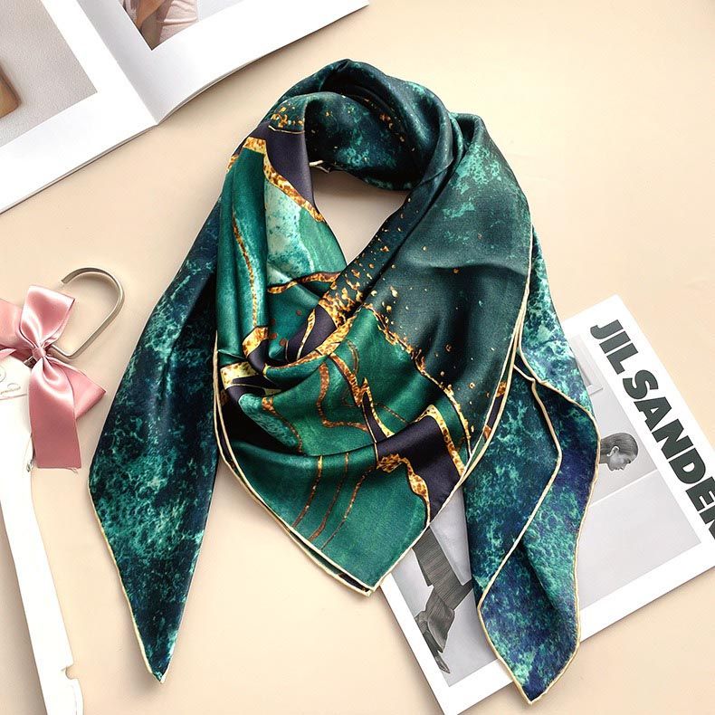 Runmei studio hedvábný šátek mod. 168 vel. 90x90 cm
